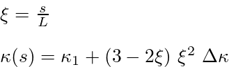 "Bloss curve transition segment"