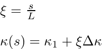 "Clothoid transition segment"